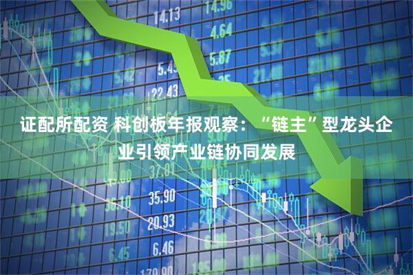 证配所配资 科创板年报观察：“链主”型龙头企业引领产业链协同发展