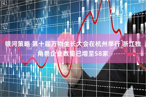 银河策略 第十届万物生长大会在杭州举行 浙江独角兽企业数量已增至58家